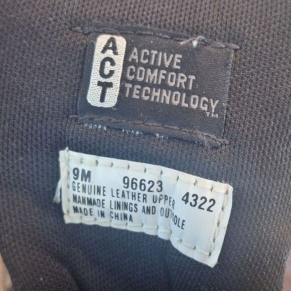 Timberland ACT Performance Leather Hiking Trail Boots Mocha Brown 96623 Women 9 - Picture 9 of 16